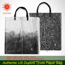 Échantillon gratuit haute qualité promotion papier cadeau sac à provisions promotion tyvek papier sac